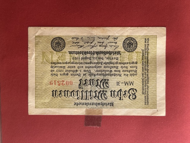 Historischer Geldschein Foto 1