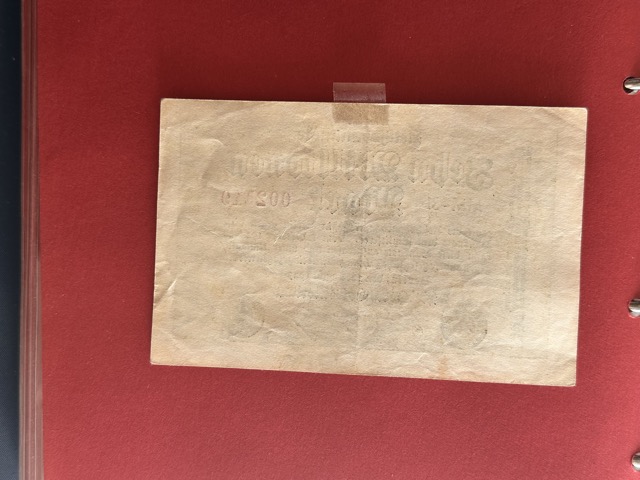 Historischer Geldschein Foto 2
