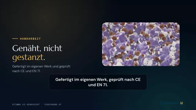 Szene 5: Fertige Teddys im Werk