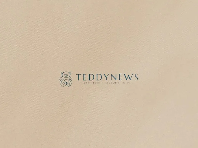 Close-up: Teddynews Signature Tote, logo on the fabric
